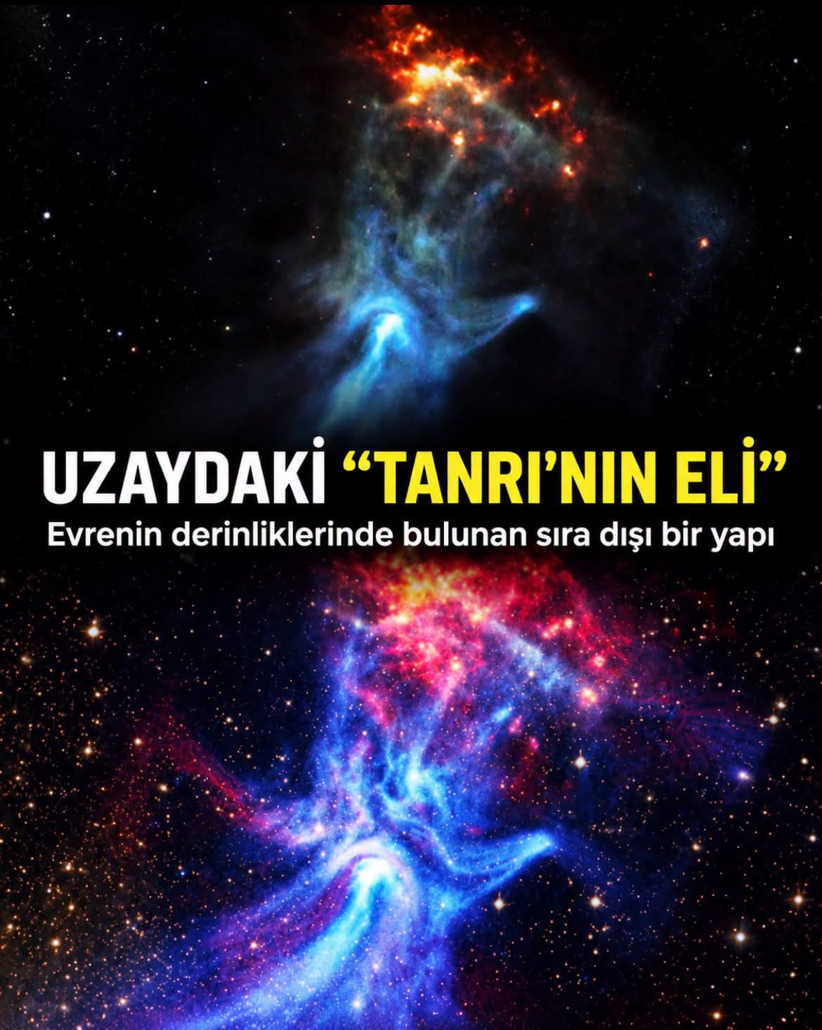 Chandra ve ATCA verileriyle görüntülenen el biçimli MSH 15-52 bulutsusu