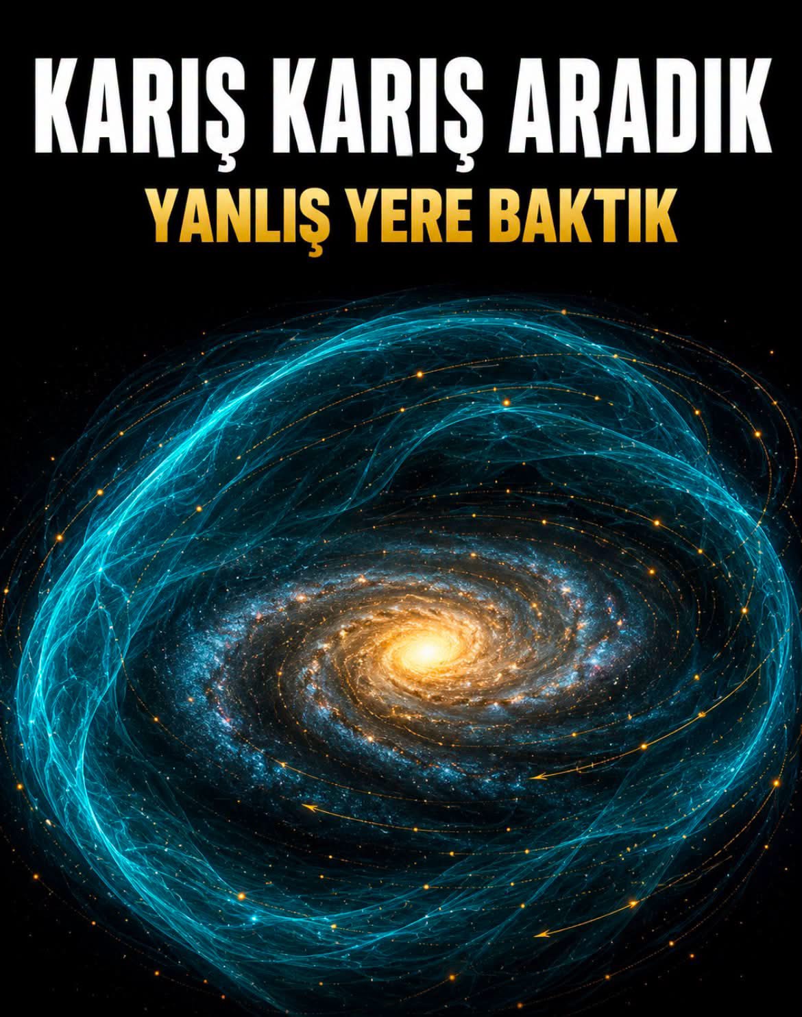 Samanyolu çevresinde galaksi diskiyle aynı yönde dönen karanlık madde halesi canlandırması