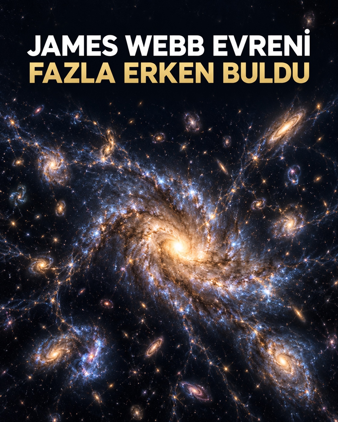 James Webb Erken Evrenin Büyüme Hikâyesini Sınıyor — temsili başlık görseli