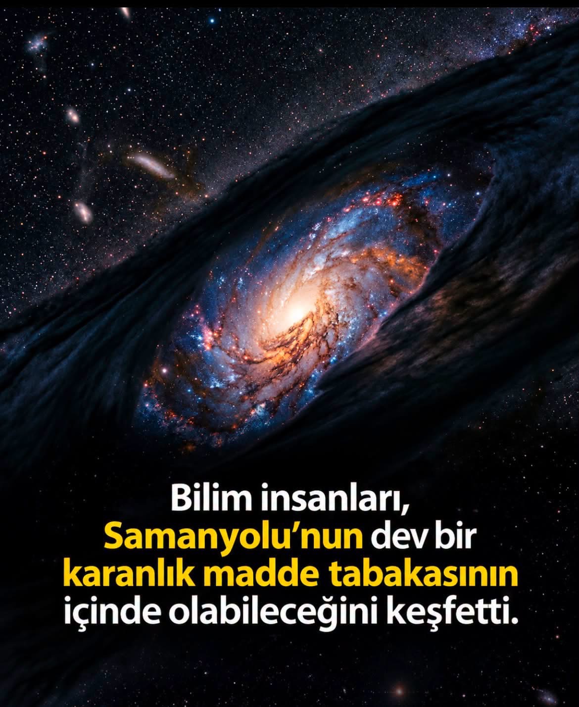 Samanyolu Dev Bir Kozmik Madde Tabakasının İçinde Olabilir — temsili başlık görseli